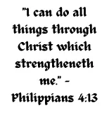 I can do  all things  Bible Verse  Christian Wall Art 